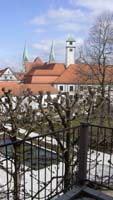 Augsburg Ferienwohnung Kohlergasse : Blick vom Balkon